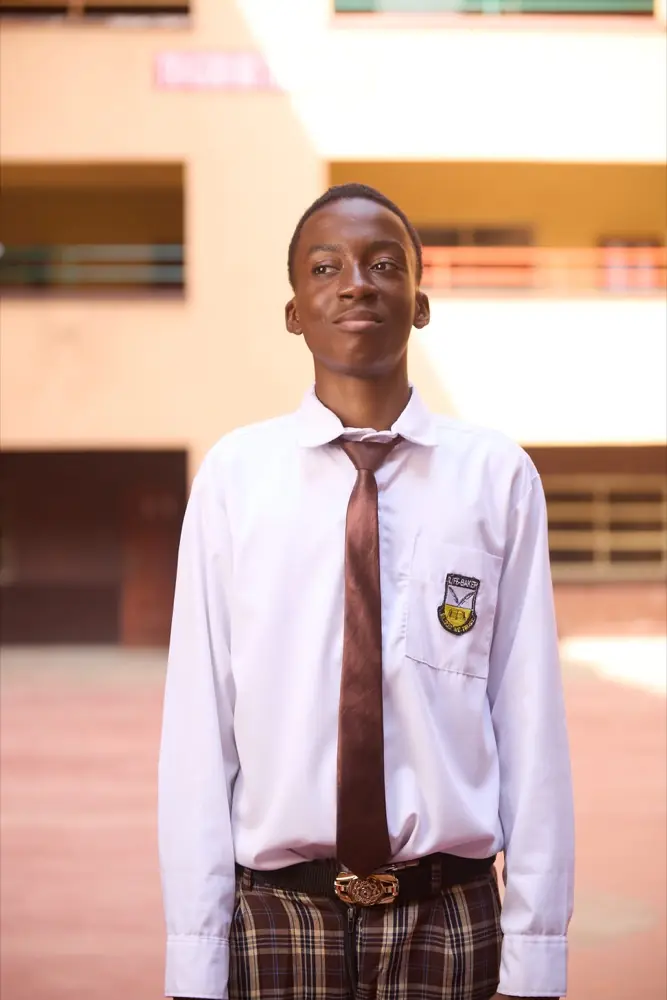 A Life Baker student in school uniform
