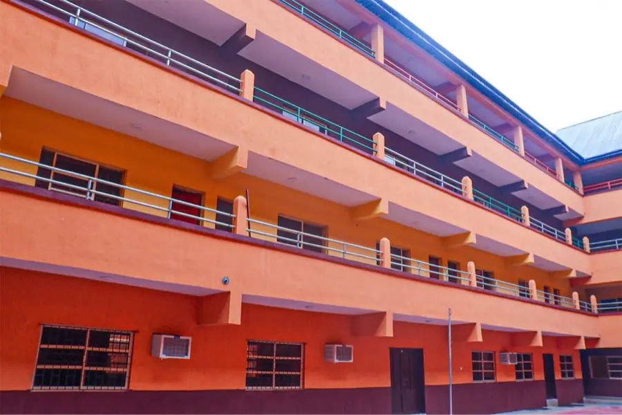 The multi-storey teaching block